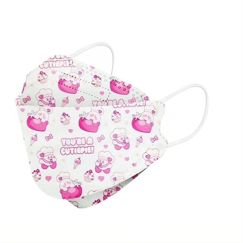 Kids KF94 Face Masks, Kids Disposable Masks-Dr Medic-Cutie Pie-10 Pack-Dr Medic