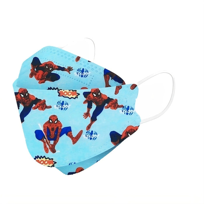 Kids KF94 Face Masks, Kids Disposable Masks  Blue-Spider-Man-30-Pack Dr Medic