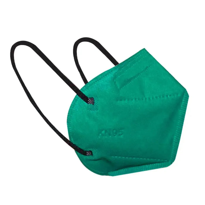 Brookwood Med KN95 Face Masks, CE Certified, 5PLY, Protective Mask, K95 Respirator-FuturePPE-Green-10 Masks-Dr Medic