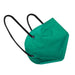 Brookwood Med KN95 Face Masks, CE Certified, 5PLY, Protective Mask, K95 Respirator-FuturePPE-Green-10 Masks-Dr Medic