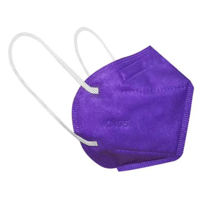 Brookwood Med KN95 Face Masks, CE Certified, 5PLY, Protective Mask, K95 Respirator-FuturePPE-Purple-10 Masks-Dr Medic