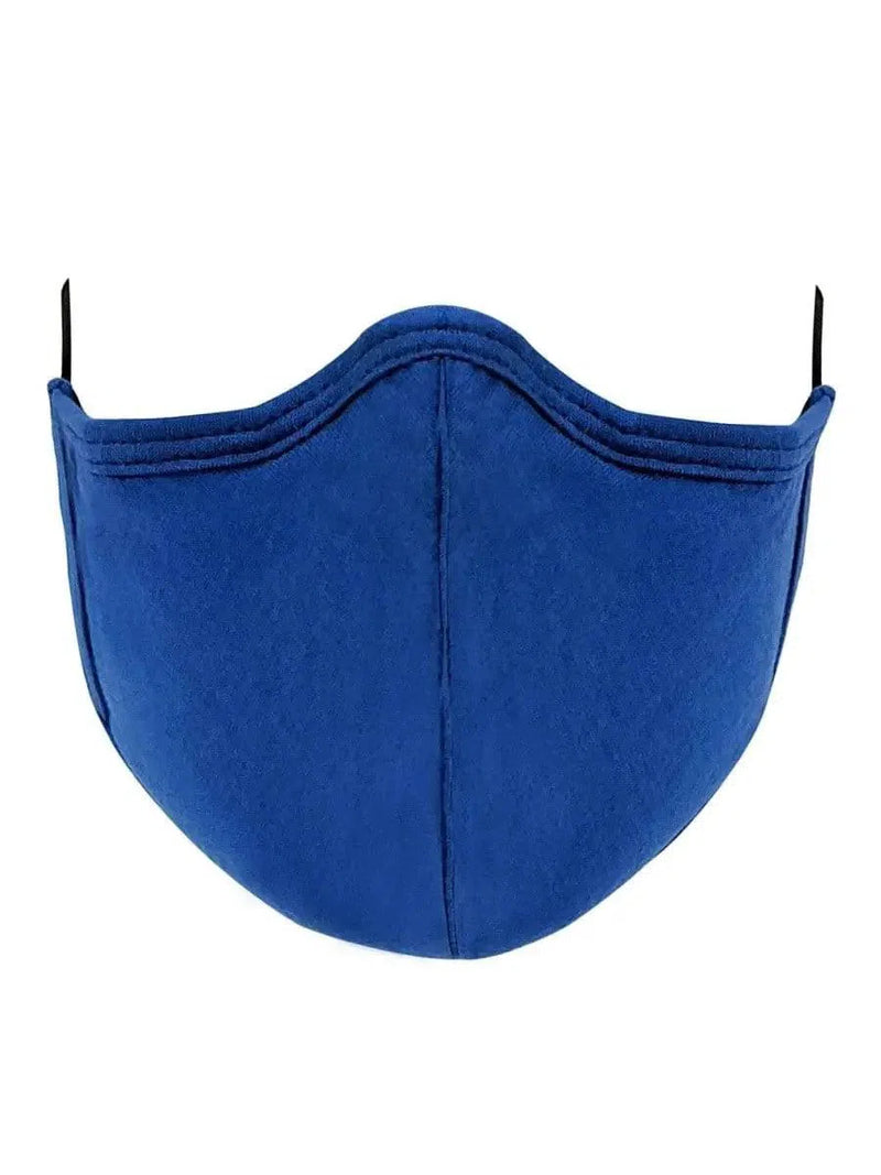 Cotton Cloth Face Mask Reusable Washable, Blue, 5 Pack-FuturePPE-Dr Medic