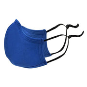 Cotton Cloth Face Mask Reusable Washable, Blue, 5 Pack-FuturePPE-Dr Medic
