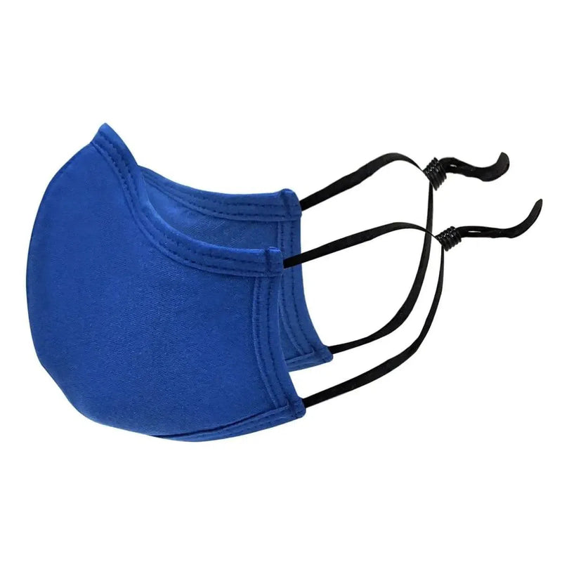 Cotton Cloth Face Mask Reusable Washable, Blue, 5 Pack-FuturePPE-Dr Medic