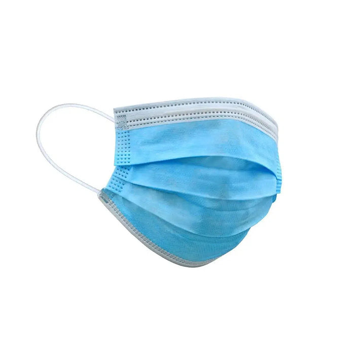 FuturePPE 3 Ply Disposable Face Mask , 3PLY, 3-PLY Face Mask - Surgical Masks-Dr Medic-Blue-50 Masks-Dr Medic