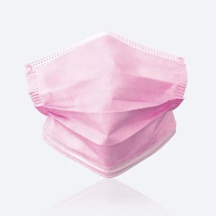 FuturePPE 3 Ply Disposable Face Mask , 3PLY, 3-PLY Face Mask - Surgical Masks-Dr Medic-Pink-50 Masks-Dr Medic