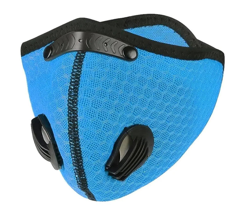 FuturePPE Mesh Sports Face Mask With a 5-Layer Carbon Activated Filter-FuturePPE-Baby Blue-Dr Medic