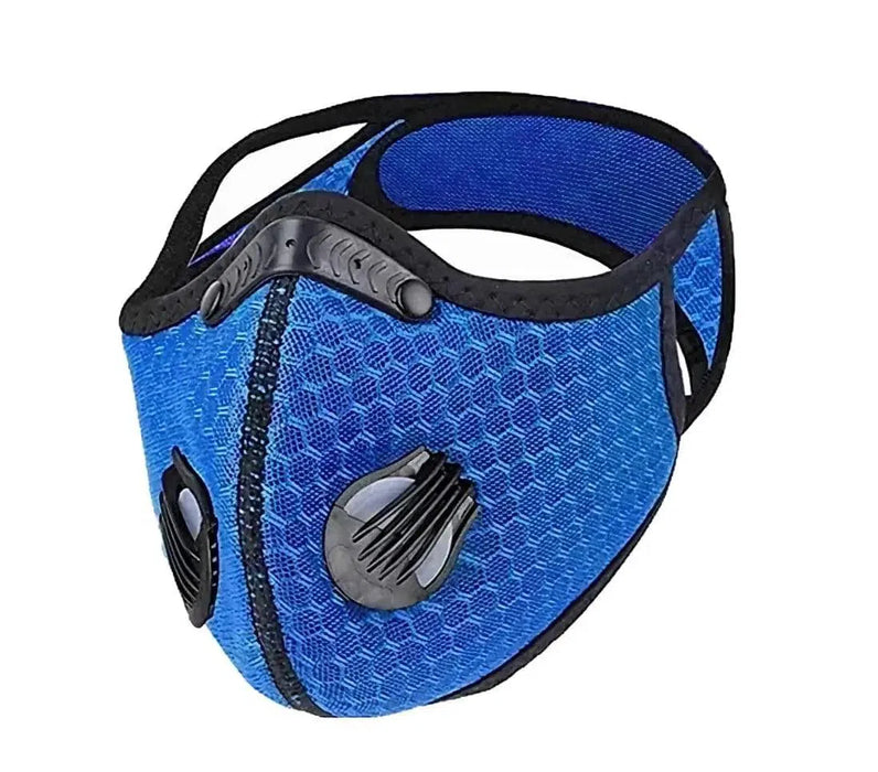 FuturePPE Mesh Sports Face Mask With a 5-Layer Carbon Activated Filter-FuturePPE-Blue-Dr Medic