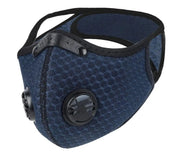 FuturePPE Mesh Sports Face Mask With a 5-Layer Carbon Activated Filter-FuturePPE-Navy-Dr Medic