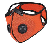 FuturePPE Mesh Sports Face Mask With a 5-Layer Carbon Activated Filter-FuturePPE-Orange-Dr Medic