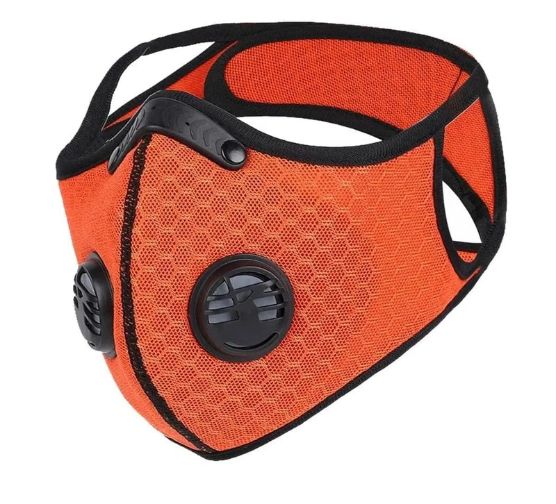 FuturePPE Mesh Sports Face Mask With a 5-Layer Carbon Activated Filter-FuturePPE-Orange-Dr Medic