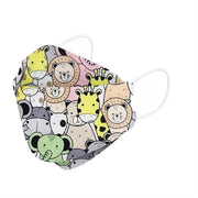 Kids KF94 Face Masks, Kids Disposable Masks-Dr Medic-Animal Kingdom-10 Pack-Dr Medic