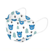 Kids KF94 Face Masks, Kids Disposable Masks-Dr Medic-Blue Bear-10 Pack-Dr Medic