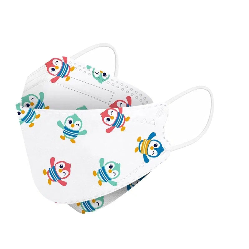 Kids KF94 Face Masks, Kids Disposable Masks-Dr Medic-Cute Birds-10 Pack-Dr Medic