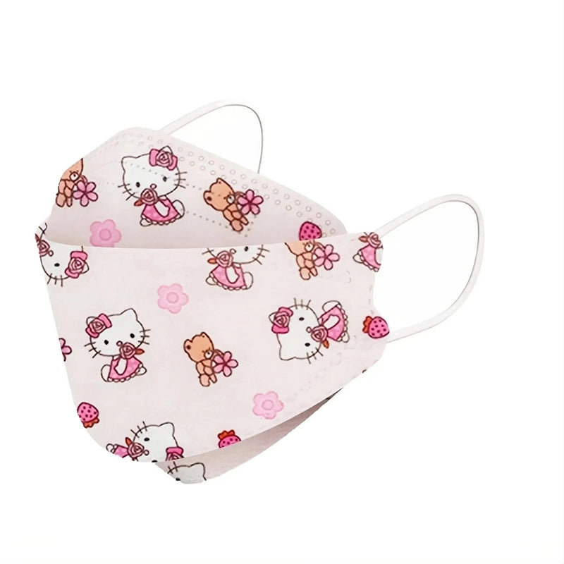 Kids KF94 Face Masks, Kids Disposable Masks-Dr Medic-Hello Kitty-10 Pack-Dr Medic