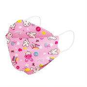 Kids KF94 Face Masks, Kids Disposable Masks-Dr Medic-Pink Rabbit-10 Pack-Dr Medic