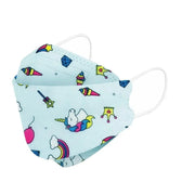 Kids KF94 Face Masks, Kids Disposable Masks-Dr Medic-Princess Unicorn-10 Pack-Dr Medic