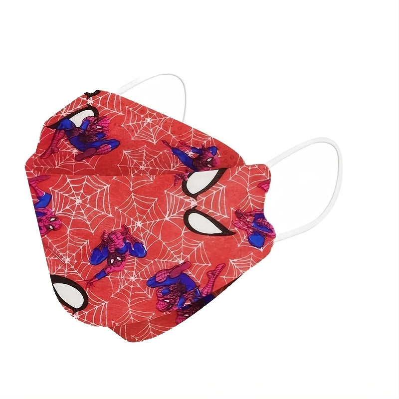 Kids KF94 Face Masks, Kids Disposable Masks-Dr Medic-Red Spider-Man-10 Pack-Dr Medic