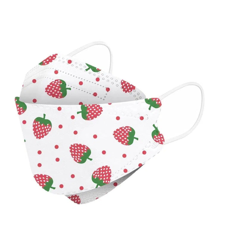 Kids KF94 Face Masks, Kids Disposable Masks-Dr Medic-Strawberries-10 Pack-Dr Medic