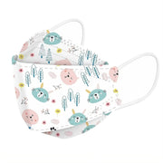 Kids KF94 Face Masks, Kids Disposable Masks-Dr Medic-White Cat-10 Pack-Dr Medic