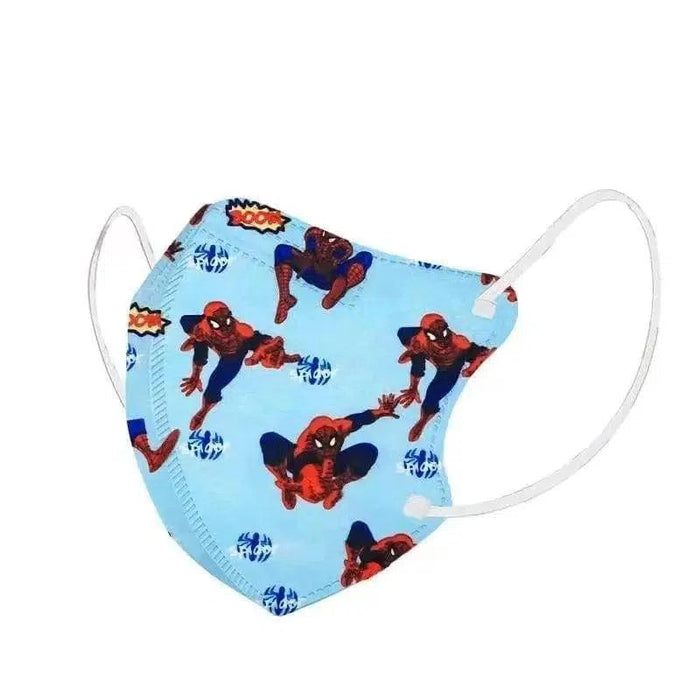 Kids KN95 Face Masks, K95 Disposable-Dr Medic-Blue Spider-Man-10 Masks-Dr Medic