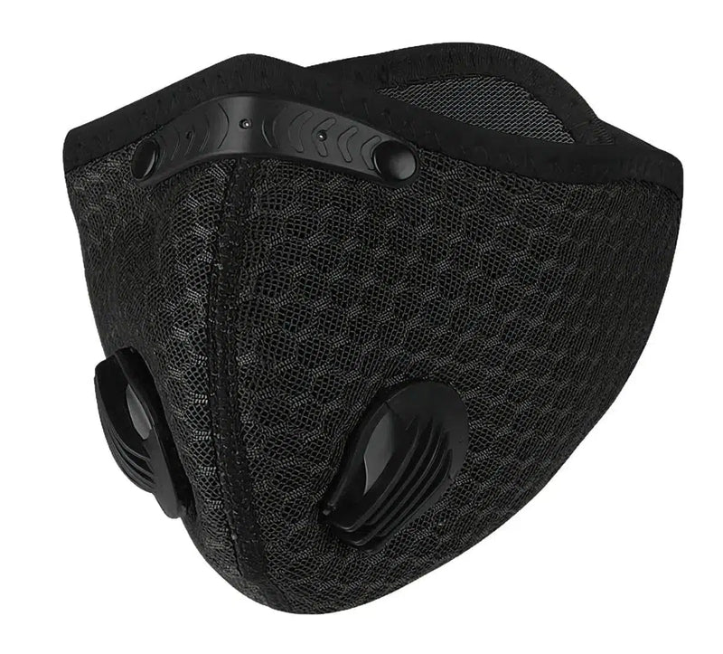 Kids Mesh Sports Mask with Premium Filter-Dr Medic-Black-Dr Medic