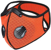 Kids Mesh Sports Mask with Premium Filter-Dr Medic-Orange-Dr Medic