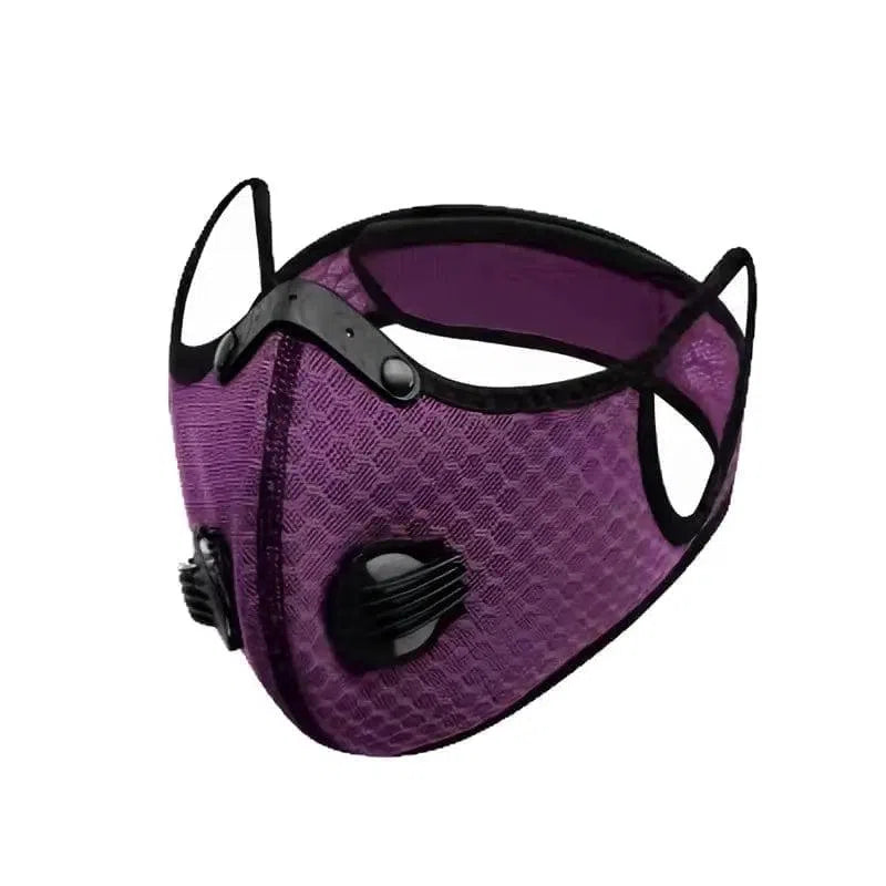 Kids Mesh Sports Mask with Premium Filter-Dr Medic-Purple-Dr Medic