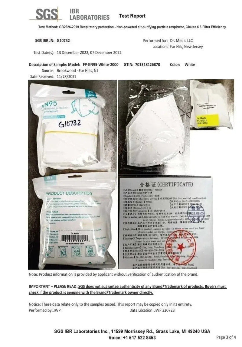 KN95 Face Masks, CE Certified, K95, 5PLY, Protective Mask-FuturePPE-Dr Medic