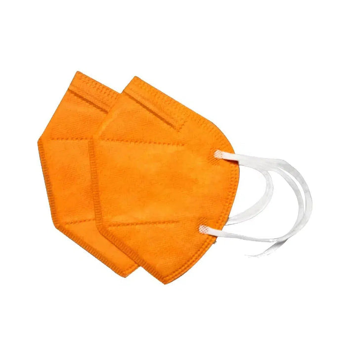 Small or Petite Sized KN95 Face Masks-Dr Medic-Orange-10 Masks-Dr Medic