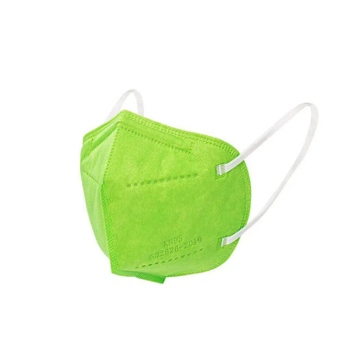 Standard KN95 Face Masks, CE Certified, 5PLY, Protective Mask, K95 Respirator-FuturePPE-Preppy Green-10 Masks-Dr Medic